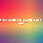 Réponse rapide : Quelle est la hauteur de croissance de l’orge ?